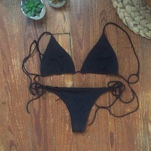 Farron Swim Black bikini Top